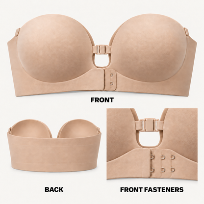 Non-Slip Strapless Push-Up Bra
