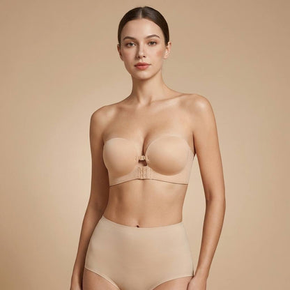 Non-Slip Strapless Push-Up Bra