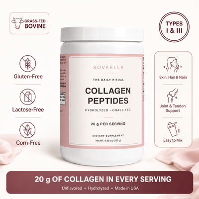 Sovaelle Collagen Peptides – Replenish What Menopause Depletes for Stronger Joints, Firmer Skin & Healthier Hair