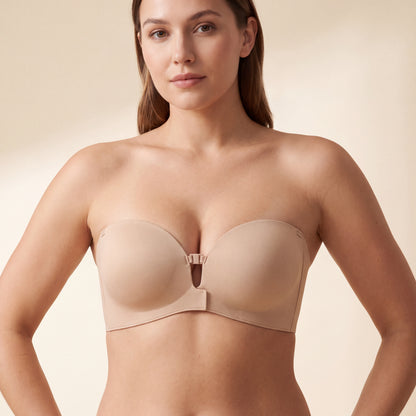 Non-Slip Strapless Push-Up Bra