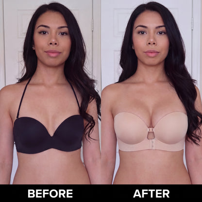 Non-Slip Strapless Push-Up Bra